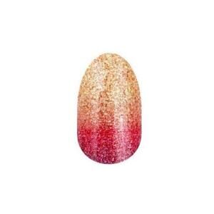 Color Street Sunset Boulevard Glitter Gold Fuchsia Gradient Sparkle Nail Polish